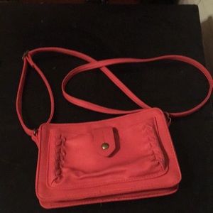 Cute fashionable purse with half cross stitch